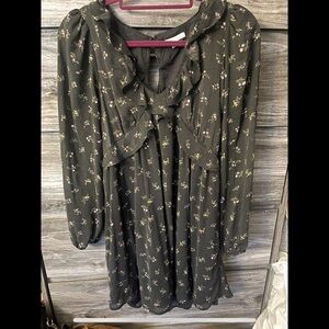 American Eagle Outfitters Black Floral Dress